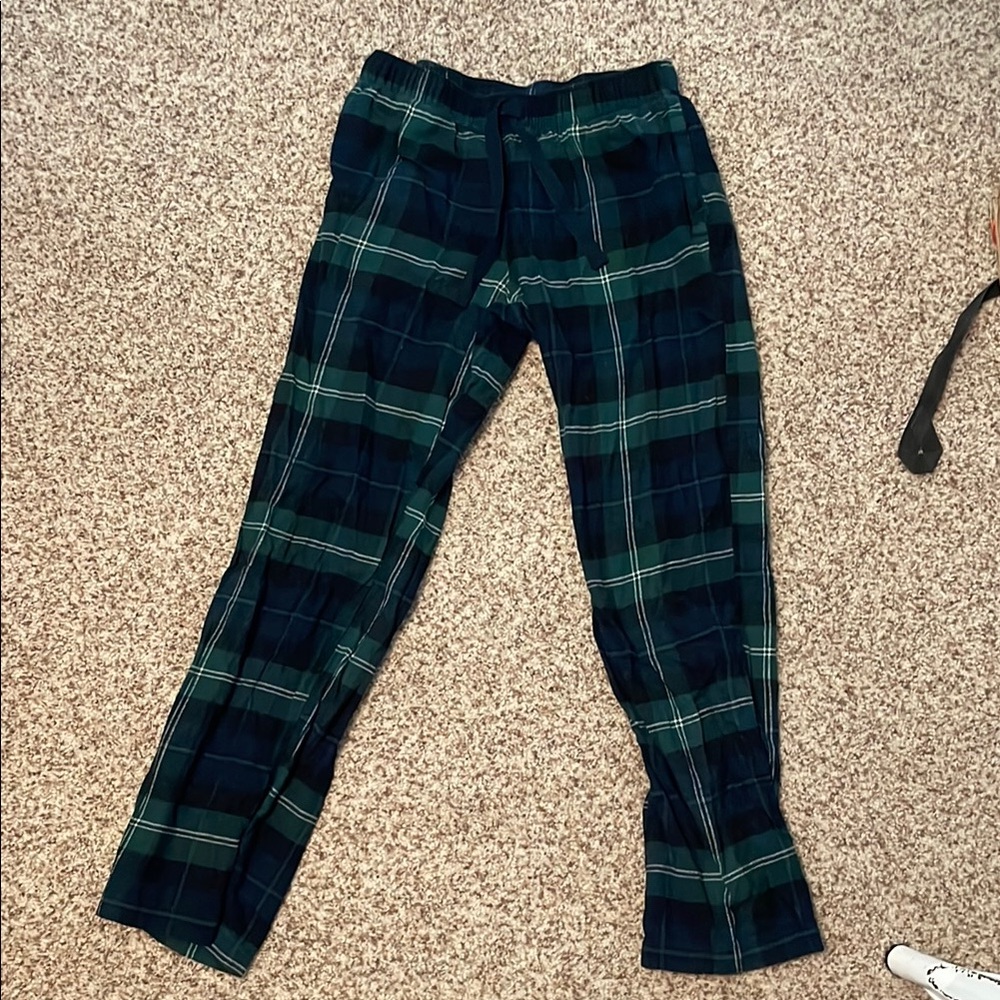 Women’s Green Plaid pj Pants